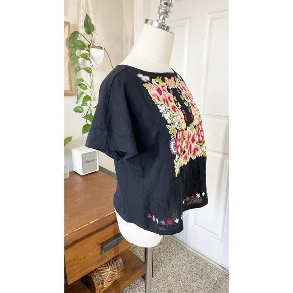Tiny for Anthropologie Floral Embroidery Top Size Small - Picture 10 of 10